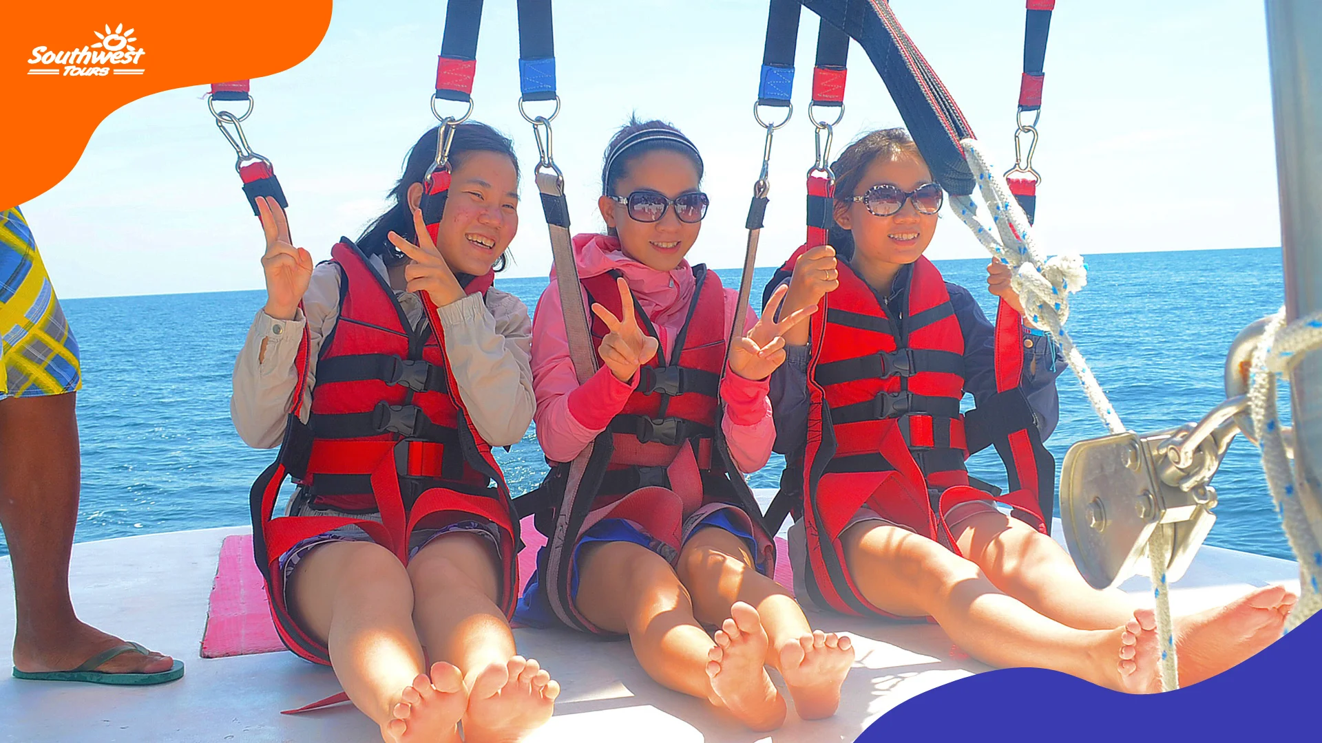 View from the parasail